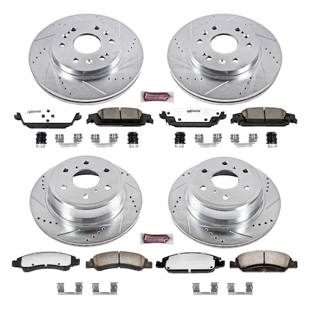 Homewardbound K656036 Truck & Tow Front & Rear Brake Kit for 2015-2020 Cadillac Escalade HO3581025
